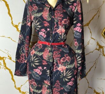 Magnifique robe longue fleurie élégante – Chic et féminine