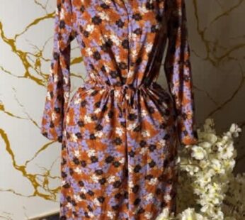 Magnifique robe longue en tissu lourd – Élégante et raffinée