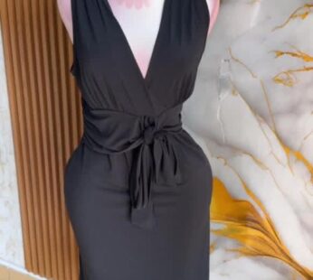 Magnifique robe moulante noire – Sexy et élégante