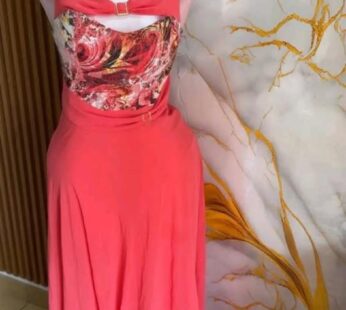 Magnifique robe longue rose – Chic et romantique