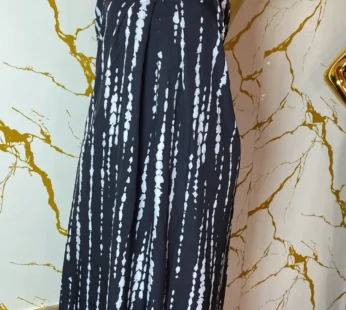 Robe noire et blanche ample femme SHEIN – Grande taille